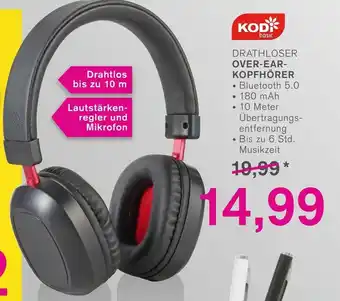 KODi Drathloser Over Ear Kopfhörer Angebot