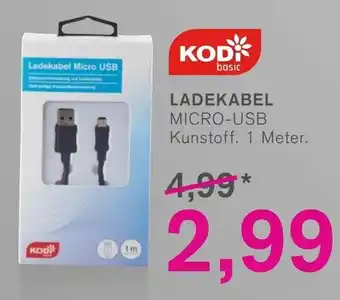 KODi Ladekabel Micro USB Angebot