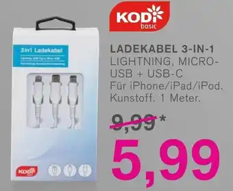 KODi Ladekabel 3in1 Angebot