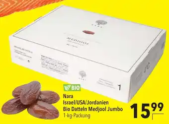 CITTI Markt Nara Israel/USA/Jordanien Bio Datteln Medjool Jumbo 1 kg Packung Angebot