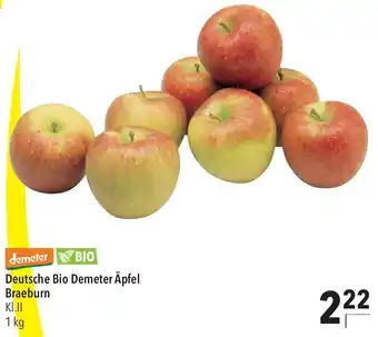 CITTI Markt Deutsche Bio Demeter Äpfel Braeburn 1 kg Angebot