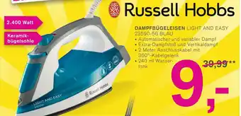 KODi Russell Hobbs Dampfbügeleisen Light & Easy 23590-56 Blau Angebot