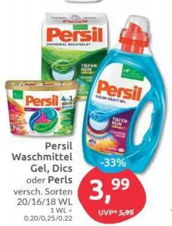 Budni Persil Waschmittel Gel, Discs oder Perls Angebot