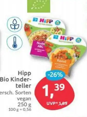 Budni Hipp Bio Kinderteller 250g Angebot