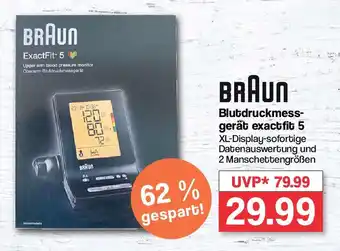 Famila Nord West BRAUN Blutdruckmessgerät exactfit 5 Angebot