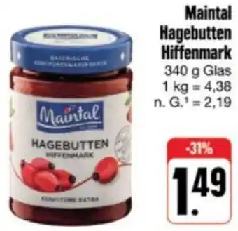 nah & gut Maintal Hagebutten Hiffenmark 340 g Glas Angebot