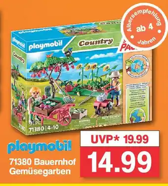 Famila Nord West playmobil 71380 Bauernhof Gemüsegarten Angebot
