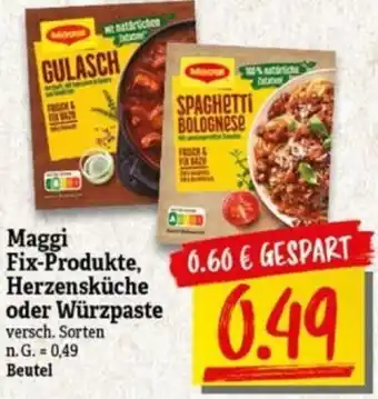 NP Discount Maggi Fix-Produkte, Herzensküche oder Würzpaste Angebot