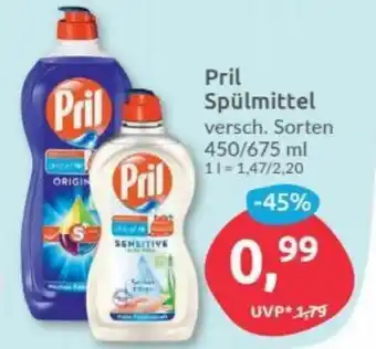 Budni Pril Spülmittel 450-675ml Angebot