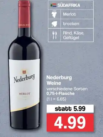 Famila Nord West Nederburg Weine 0,75L Angebot