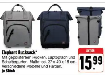 nah & gut Elephant Rucksack Angebot