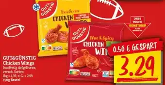 NP Discount GUT&GÜNSTIG Chicken Wings 750g Beutel Angebot