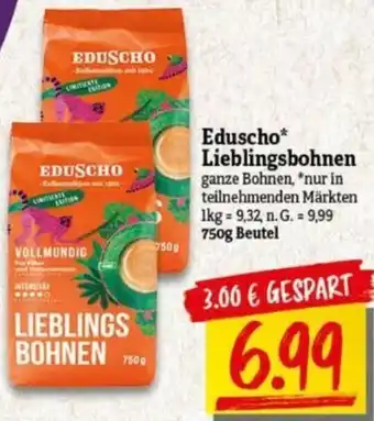 NP Discount Eduscho Lieblingsbohnen 750g Beutel Angebot