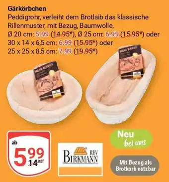 Globus Gärkörbchen Angebot