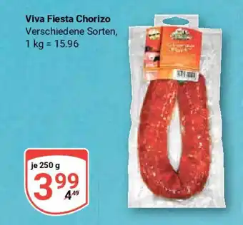 Globus Viva Fiesta Chorizo Verschiedene Sorten,  je 250 g Angebot