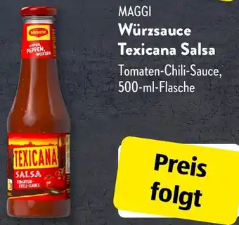 Aldi Süd MAGGI Würzsauce Texicana Salsa 500 ml Flasche Angebot