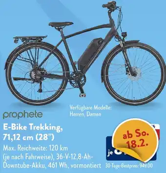 Aldi Süd Prophete E-Bike Trekking, 71,12 cm (28") Angebot