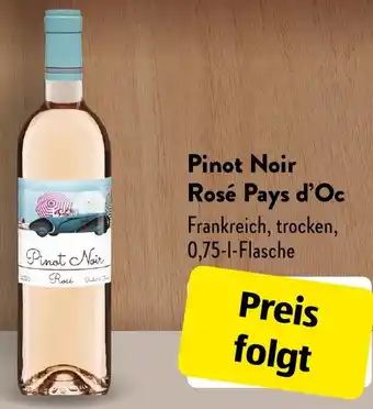 Aldi Süd Pinot Noir Rosé Pays d'Oc 0,75 L Flasche Angebot