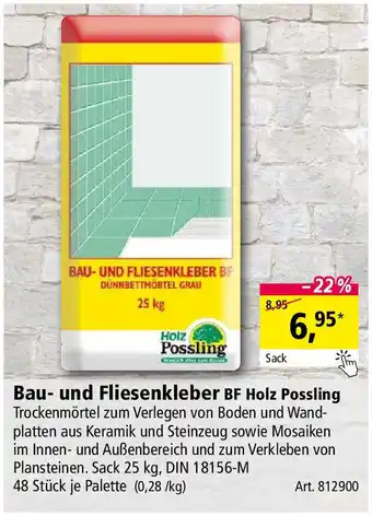 Holz Possling Bau- und Fliesenkleber BF Holz Possling Angebot