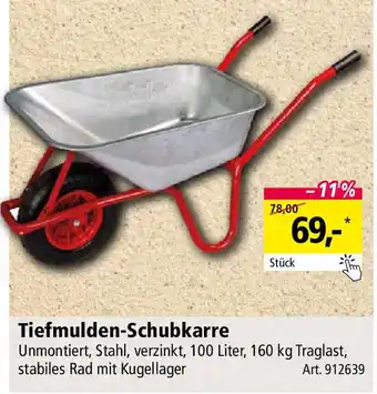 Holz Possling Tiefmulden-Schubkarre Angebot