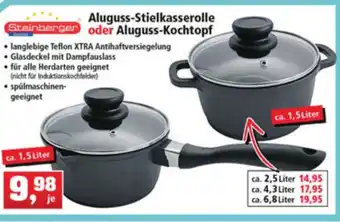 Thomas Philipps Aluguss Stielkasserolle oder Aluguss Kochtopf Angebot