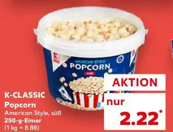 Kaufland K-CLASSIC Popcorn 250 g Eimer Angebot