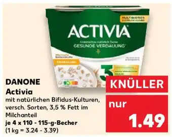 Kaufland DANONE Activia 4 x 110-115 g Becher Angebot