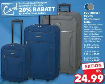 Kaufland SOUTHWEST BOUND Weichschalen-Koffer Angebot