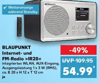 Kaufland BLAUPUNKT Internet- und FM-Radio >>IR20<< Angebot