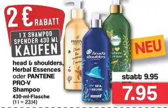 Famila Nord West Head & Shoulders, Herbal Essences oder Pantene Pro-V Shamppo 430ml Angebot