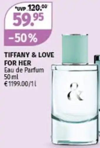 Müller TIFFANY & LOVE FOR HER Eau de Parfum 50 ml Angebot