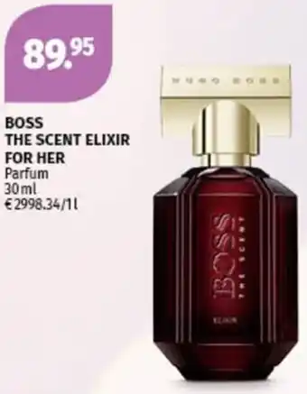 Müller BOSS THE SCENT ELIXIR FOR HER Parfum 30 ml Angebot