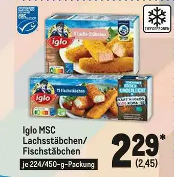 METRO Iglo Msc Lachsstäbchen Oder Fischstäbchen Angebot