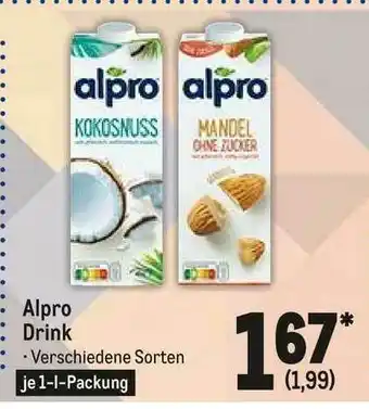 METRO Alpro Drink Angebot