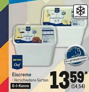 METRO Eiscreme Angebot