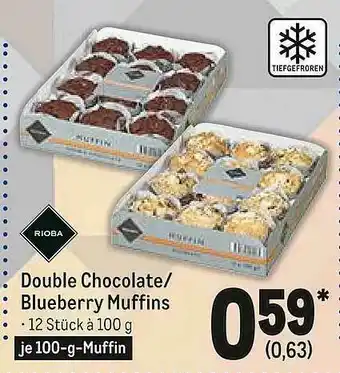 METRO Double Chocolate- Blueberry Muffins Angebot