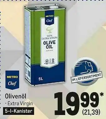 METRO Olivenöl Angebot