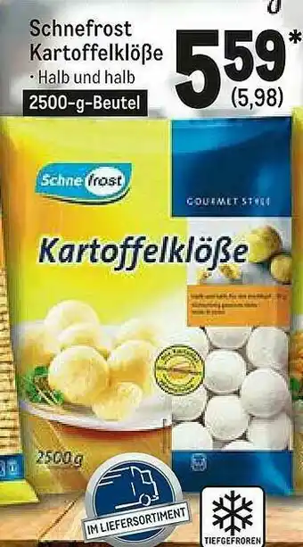 METRO Schnefrost Kartoffelklöße Angebot