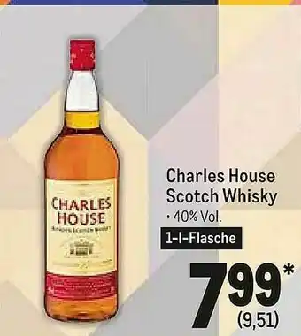 METRO Charles House Scotxcg Whisky Angebot