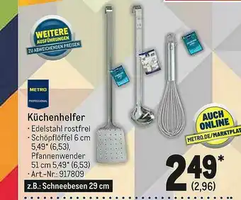 METRO Küchenhelfer Angebot