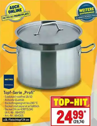 METRO Topf-serie „profi” Angebot