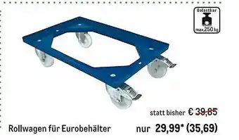 METRO Rollwagen Für Eurobehälter Angebot