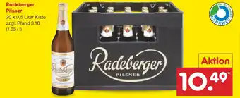 Netto Marken-Discount Radeberger Pilsner 20 x 0,5 Liter Angebot