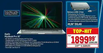 METRO Apple Macbook Pro 16 Angebot