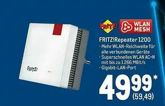 METRO Fritz! Repeater 1200 Angebot