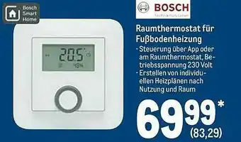 METRO Bosch Raumthermostat Für Fußbodenheizung Angebot