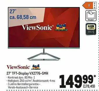 METRO Viewsonic 27 Angebot