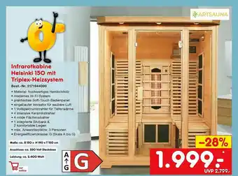 Netto Marken-Discount Infrarotkabine Helsinki 150 Mit Triplex-heizsystem Angebot