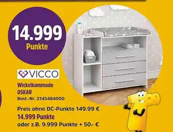 Netto Marken-Discount Vicco Wickelkommode Oskar Angebot