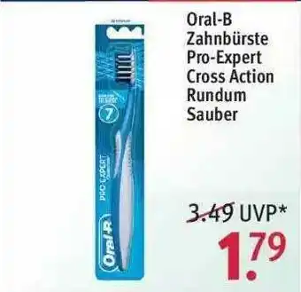 Rossmann Oral-b Zahnbürst Pro-expert Cross Action Rundum Sauber Angebot